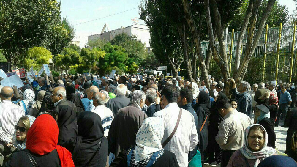 Retirees Are Latest Protesters in Iran