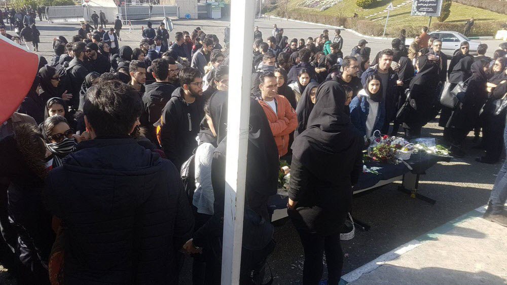 Iran: Students Stage Protest, Chanting “Death to the Dictator,” “Have No Fear, We’re All Together.”