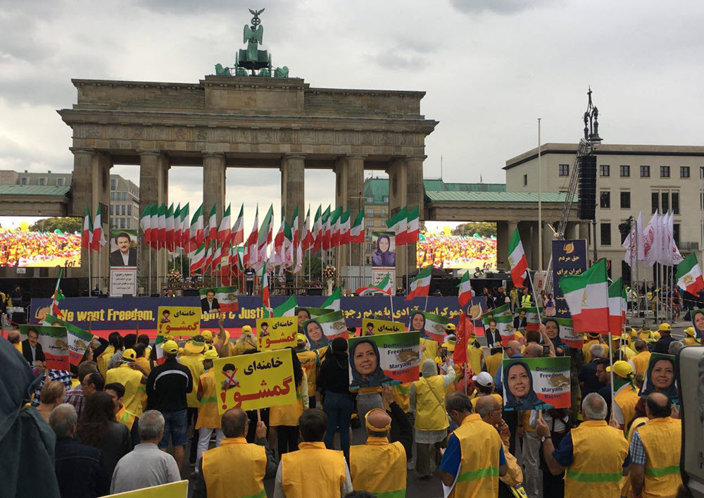 Huge March in Berlin for Regime Change in Iran
