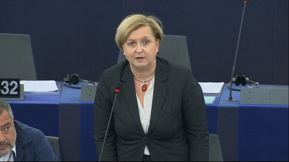Anna Fotyga MEP says the main Iranian opposition movement, the National Council of Resistance of Iran (NCRI), is led by a woman.