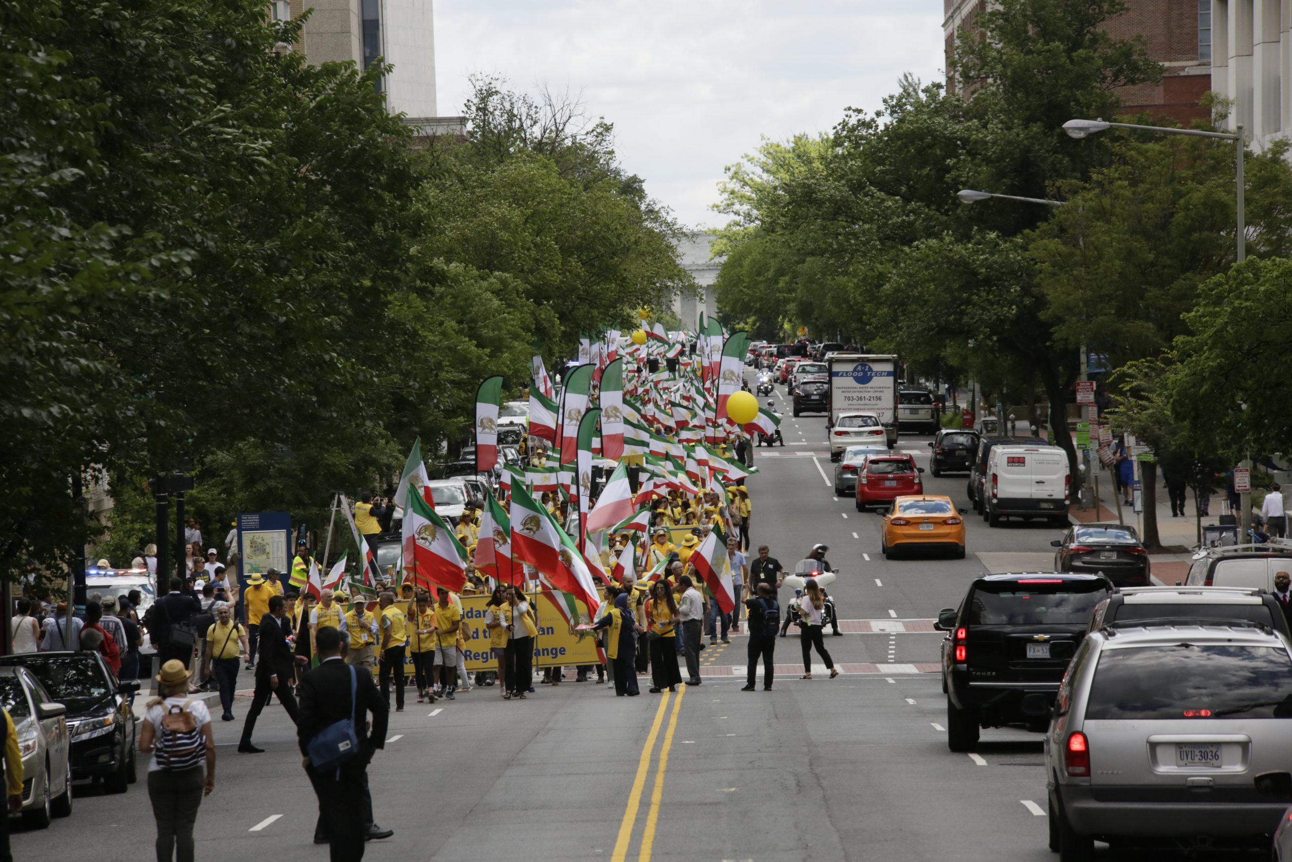 Free Iran Rally - Washington D.C.- June 21, 2019- Over ten thousand supporters of the National Council of Resistance of Iran (NCRI) demonstrated in support of Iran uprisings for freedom and democracy in Iran