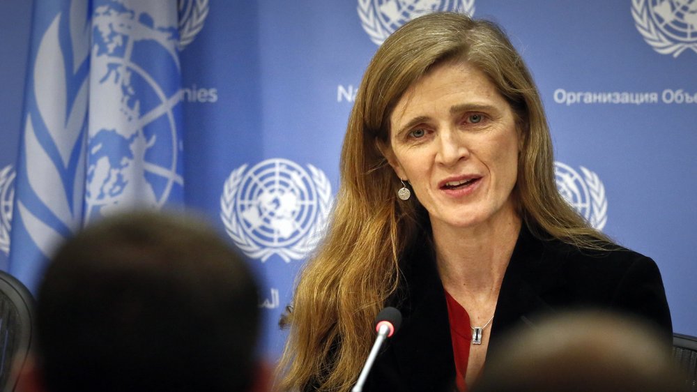 Samantha Power, former United States Ambassador to the United Nations from 2013 to 2017