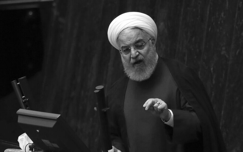 The regime's President Hassan Rouhani