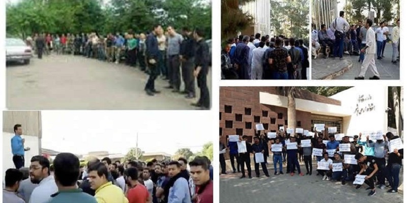 Anti-regime protests by various social sectors in Iranian cities-September 2019