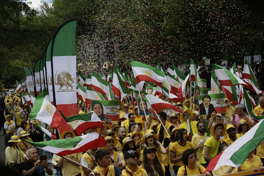 Massive Free Iran Rally in Washington D.C. in support of the uprising and the popular alternative to the Iranian dictatorship, the National Council of Resistance of Iran (NCRI)-June 21, 2019