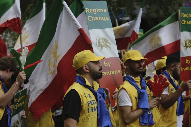 MEK's “No to Rouhani” rally outside of the United Nations in New York on September 24 and 25