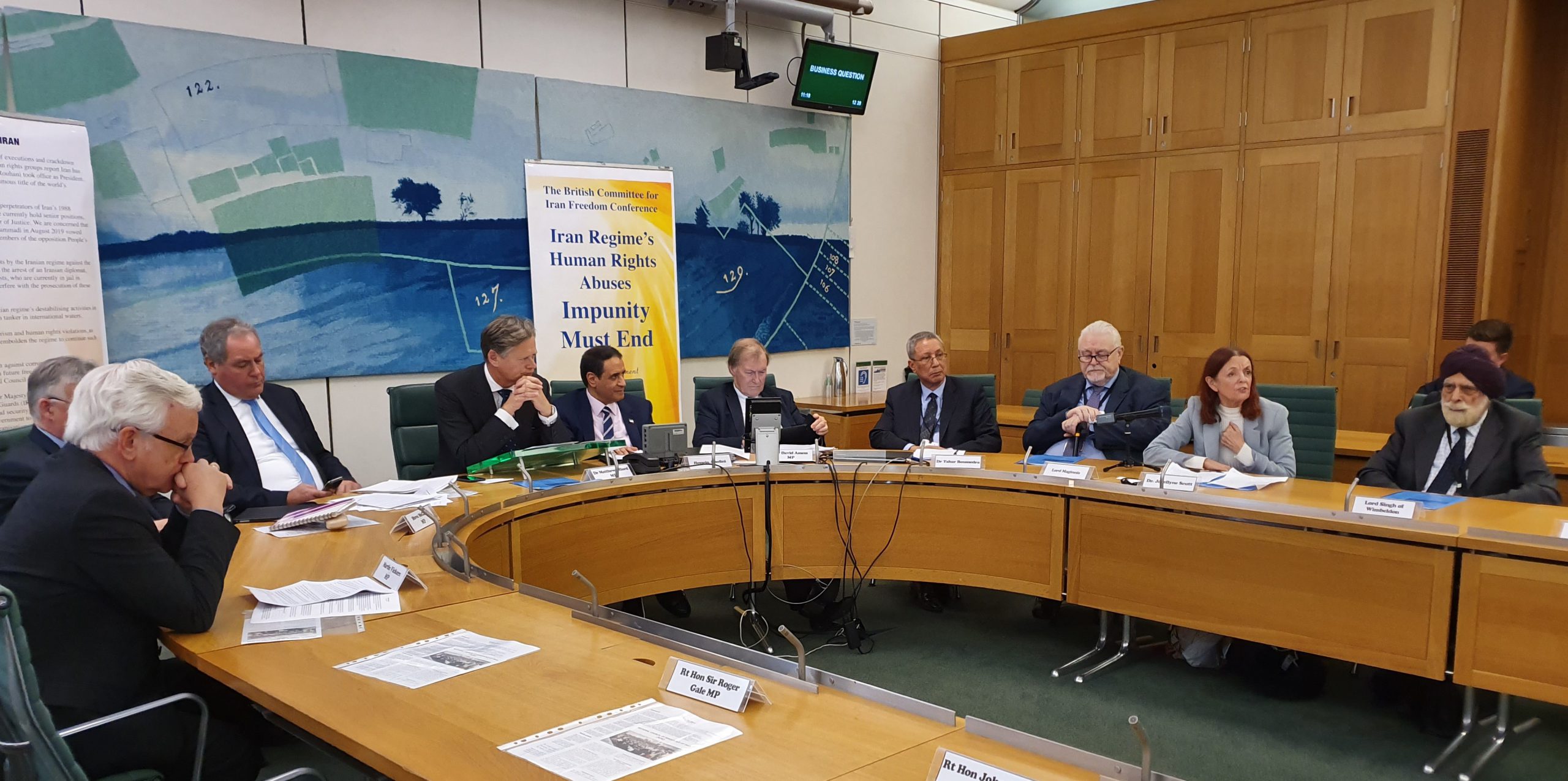 Conference on situation of human rights in Iran, held at the house of commons- October 17, 2019