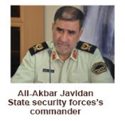 Ali-Akbar Javidan State Security forces's commander