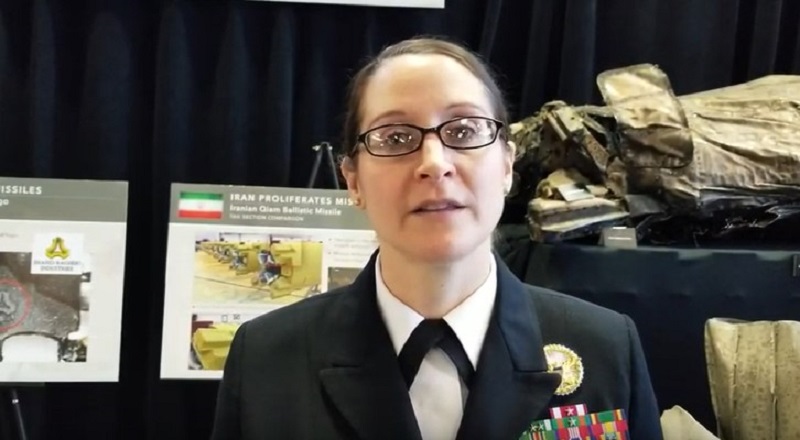 Cmdr. Rebecca Rebarich, a Pentagon spokeswoman