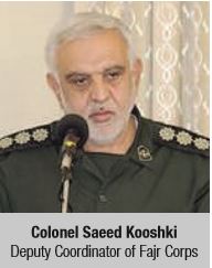 Colonel Saeed Kooshki Deputy Coordinator of Fajr Corps