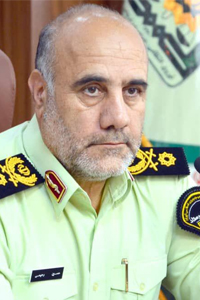 Hossein Rahimi Commander of NAJA of the Greater Tehran