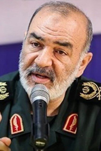 Hossein Salami Commander in Chief of the IRGC and Commander of Sarollah Base of IRGC in Tehran